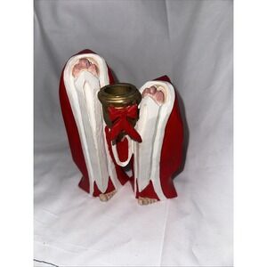 Department 56 BAREFOOT SANTA CANDLE HOLDER Christmas Dept 56 Decor 6.5"